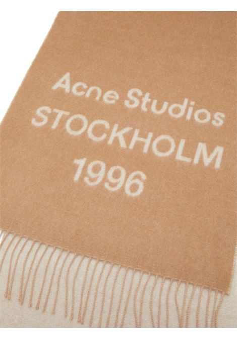 sciarpa logo unisex cammello ACNE STUDIOS | CA0367CPQ